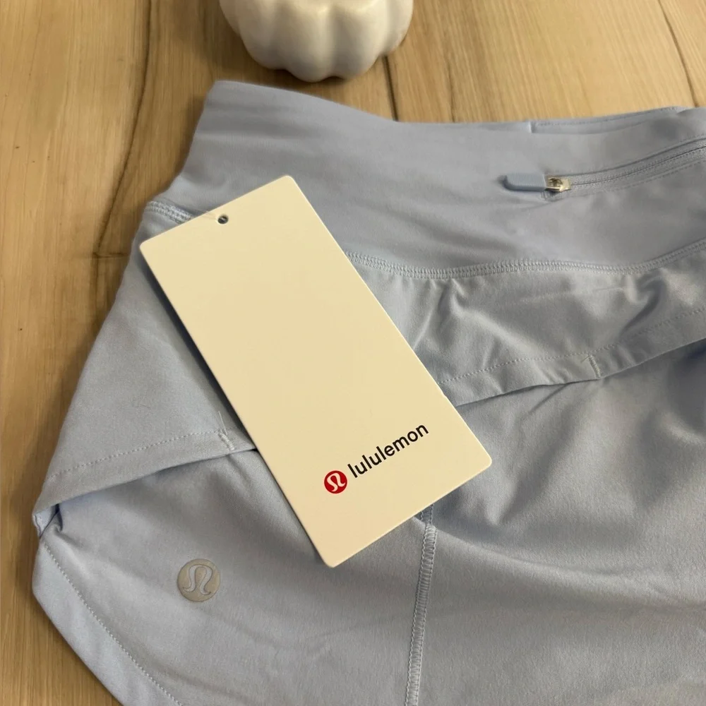 Lululemon Speed Up LR Shorts NWT Blue Linen Size 8 & 10 - Picture 7 of 10